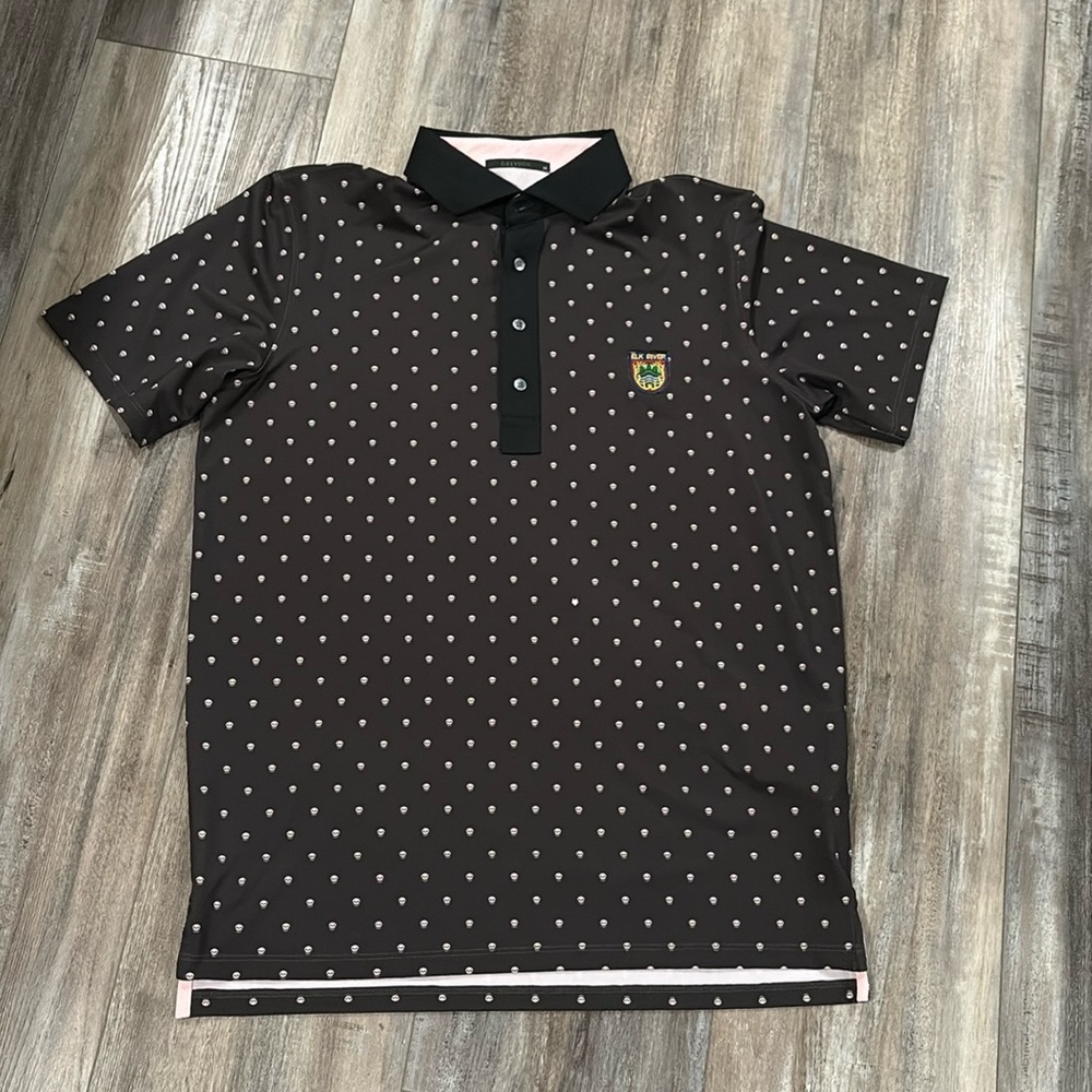 GREYSON Elk River golf club men’s skeleton casual polo medium